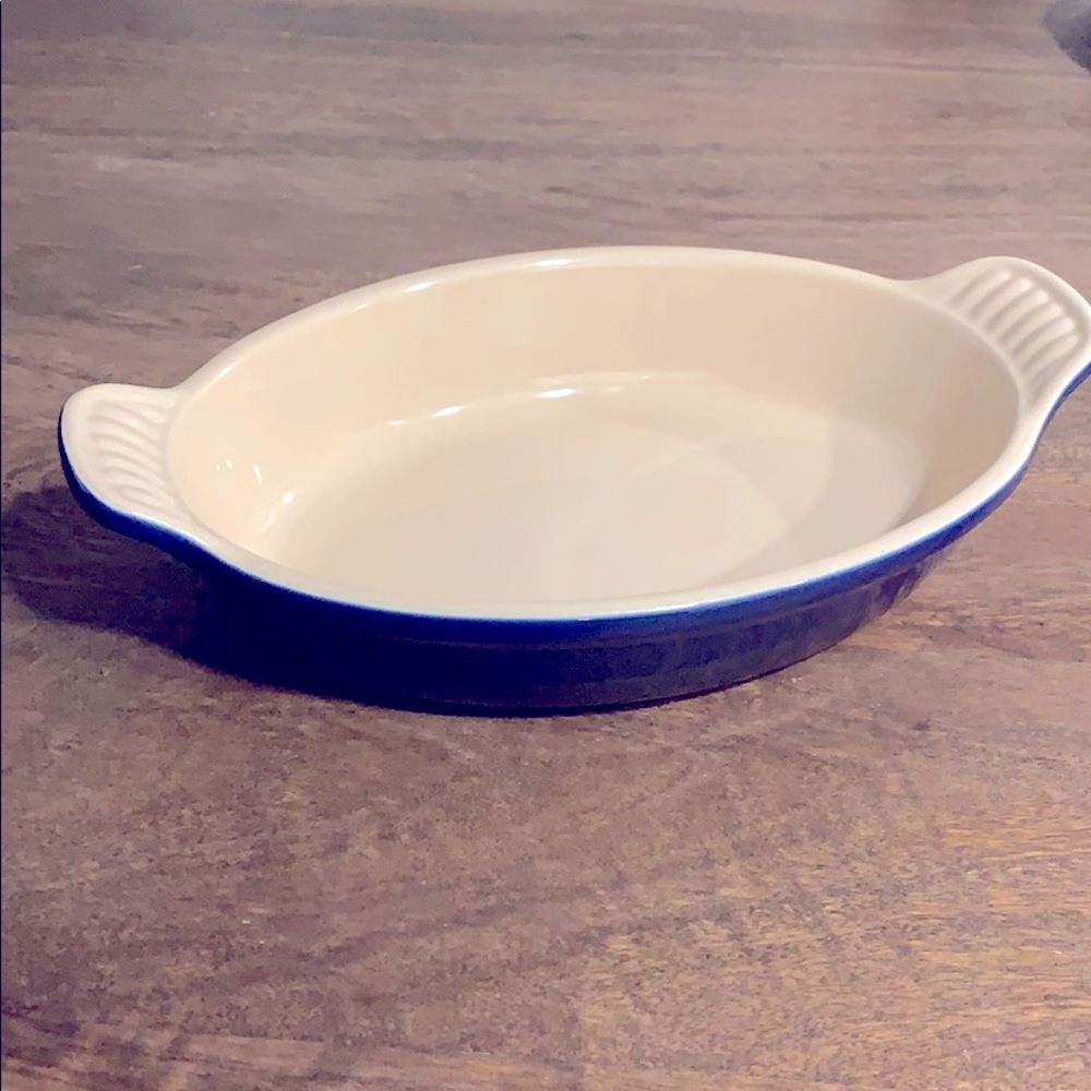Le Creuset Gratin Ceramic Dish in Cobalt